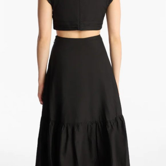 A.L.C. Black Midi Dress - Picture 4 of 7